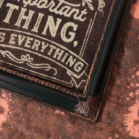 Vintage OOAK Handpainted Shabby Chic “Family Is Not An Important Thing…” Frame - Picture 11 of 16